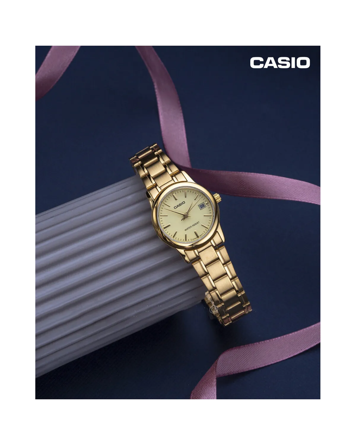 ZEGAREK DAMSKI CASIO LTP-V002G-9A (zd587h) + BOX ZEGAREK DAMSKI CASIO LTP-V002G-9A (zd587h) + BOX