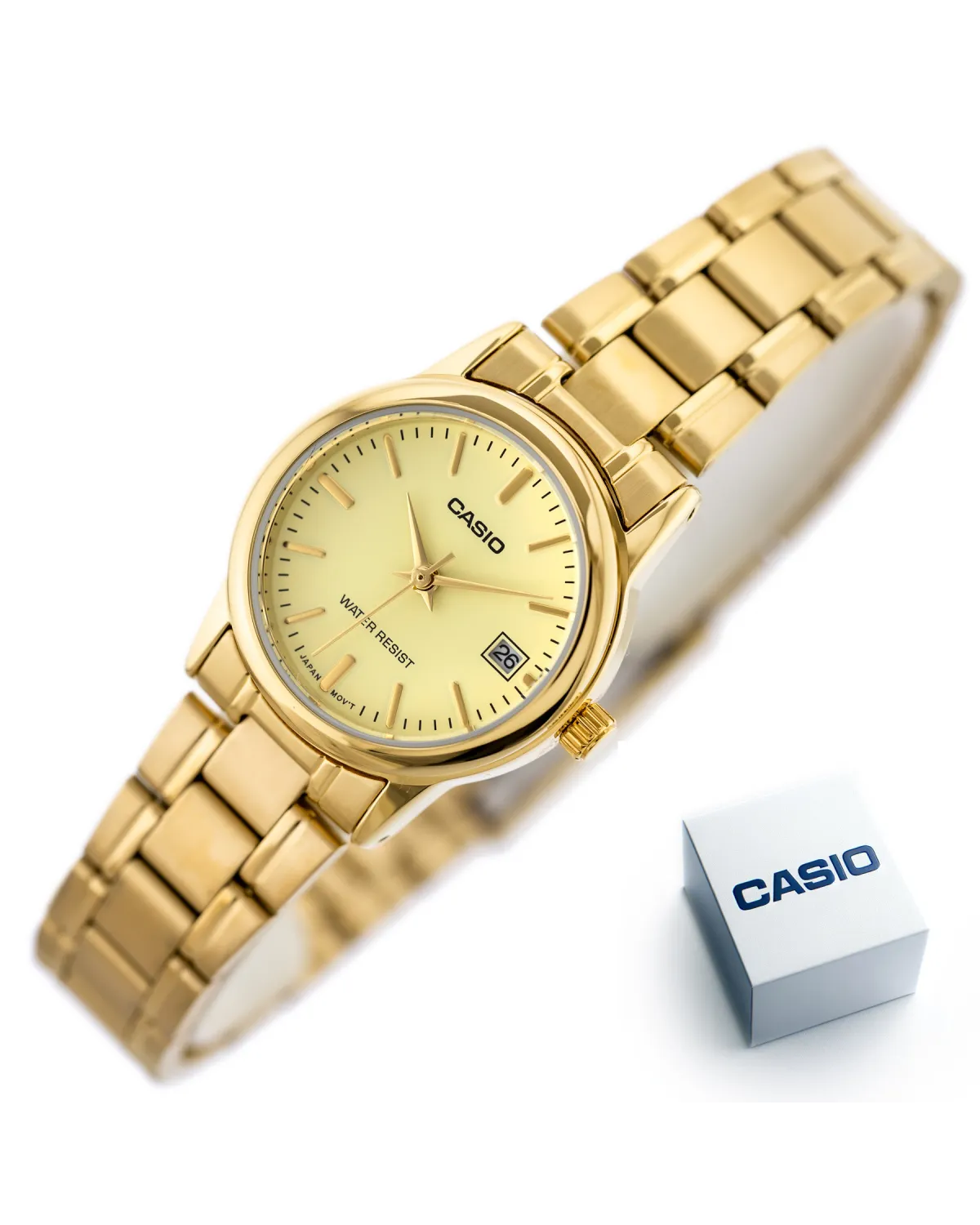 ZEGAREK DAMSKI CASIO LTP-V002G-9A (zd587h) + BOX ZEGAREK DAMSKI CASIO LTP-V002G-9A (zd587h) + BOX
