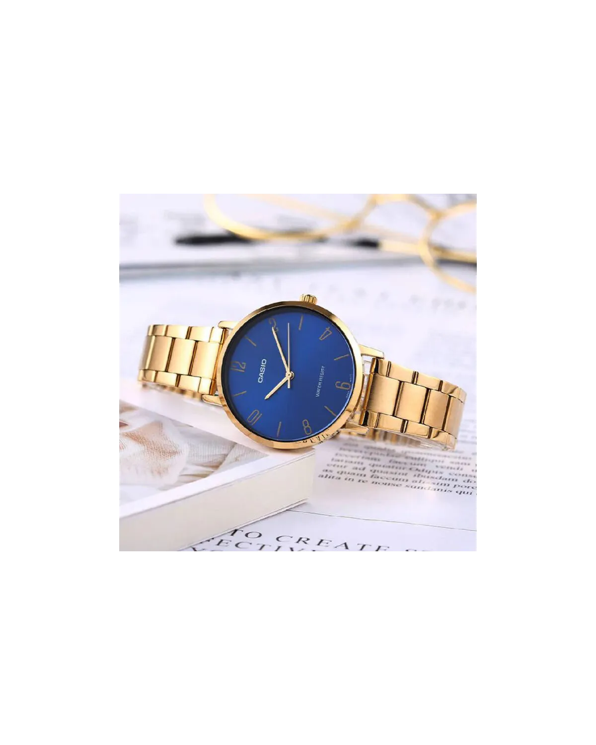 Zegarek Casio Collection LTP-VT01G-2B + BOX Zegarek Casio Collection LTP-VT01G-2B + BOX