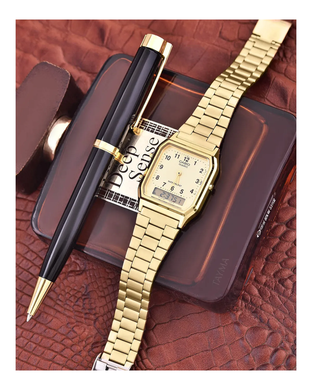 ZEGAREK UNISEX CASIO  AQ-230GA-9BMQ Vintage Maxi + BOX