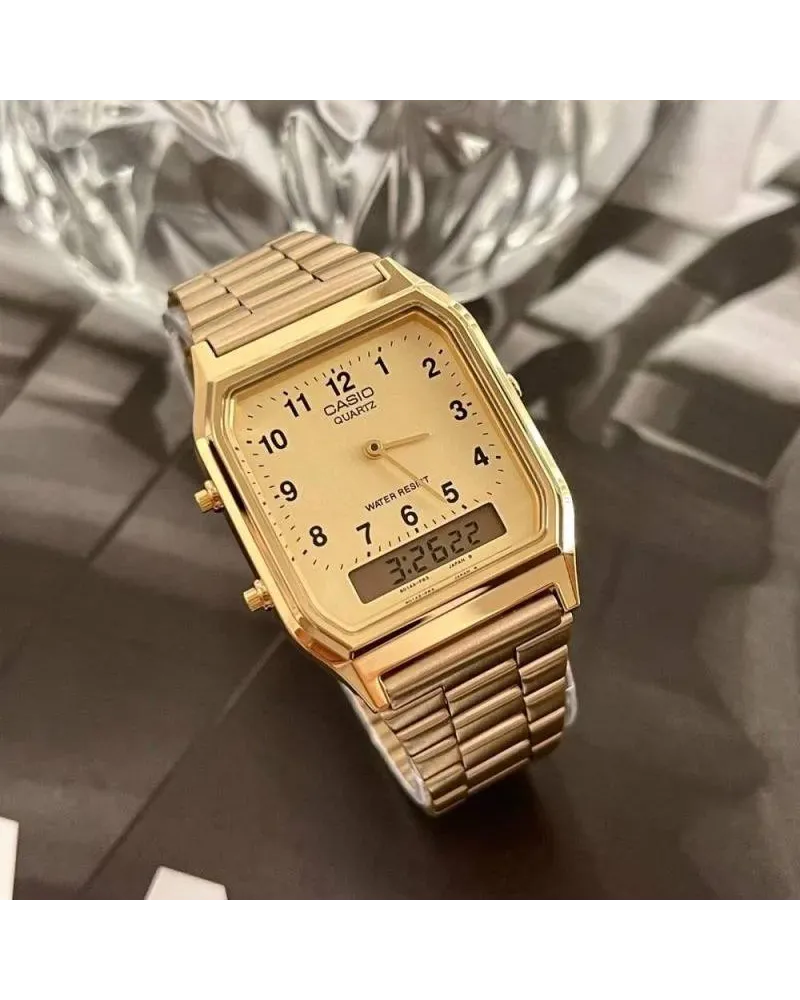 ZEGAREK UNISEX CASIO  AQ-230GA-9BMQ Vintage Maxi + BOX