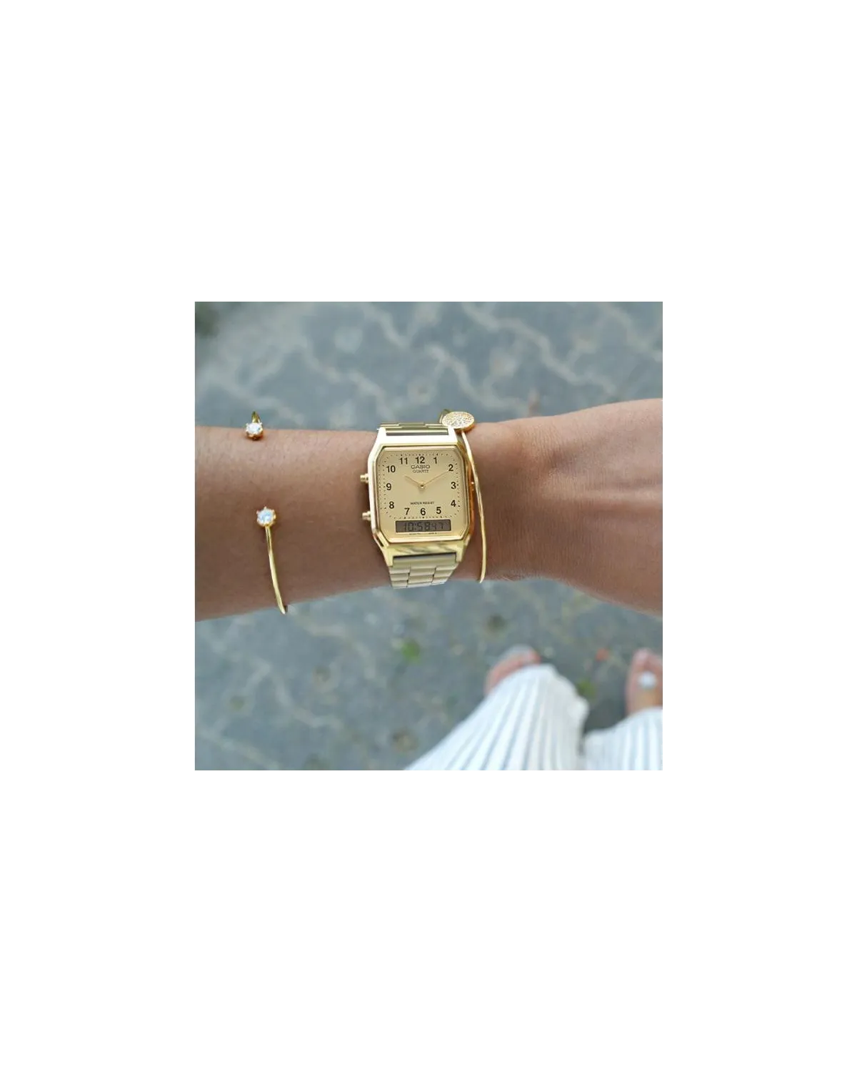 ZEGAREK UNISEX CASIO  AQ-230GA-9BMQ Vintage Maxi + BOX