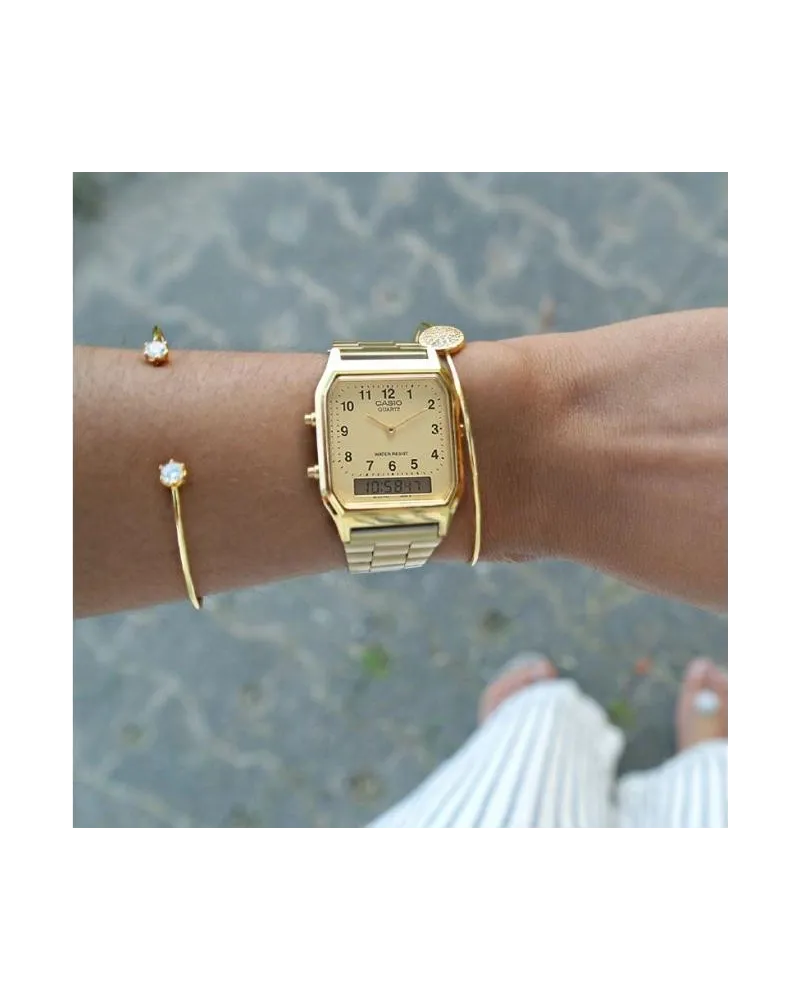 ZEGAREK UNISEX CASIO  AQ-230GA-9BMQ Vintage Maxi + BOX