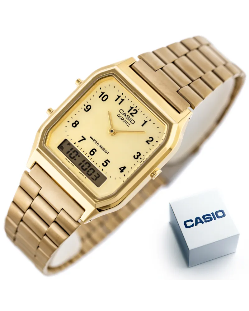 ZEGAREK UNISEX CASIO  AQ-230GA-9BMQ Vintage Maxi + BOX
