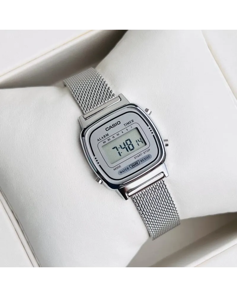 Zegarek Damski Casio Retro Vintage LA670WEM-7DF + BOX Zegarek Damski Casio Retro Vintage LA670WEM-7DF + BOX