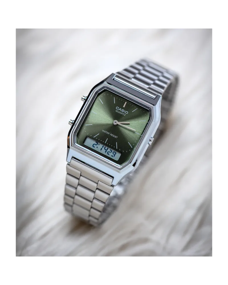 ZEGAREK UNISEX CASIO Vintage  AQ-230A-3AMQYDF + BOX