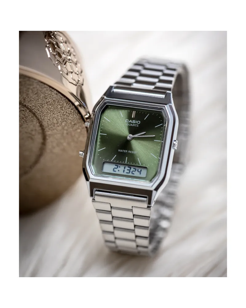 ZEGAREK UNISEX CASIO Vintage  AQ-230A-3AMQYDF + BOX