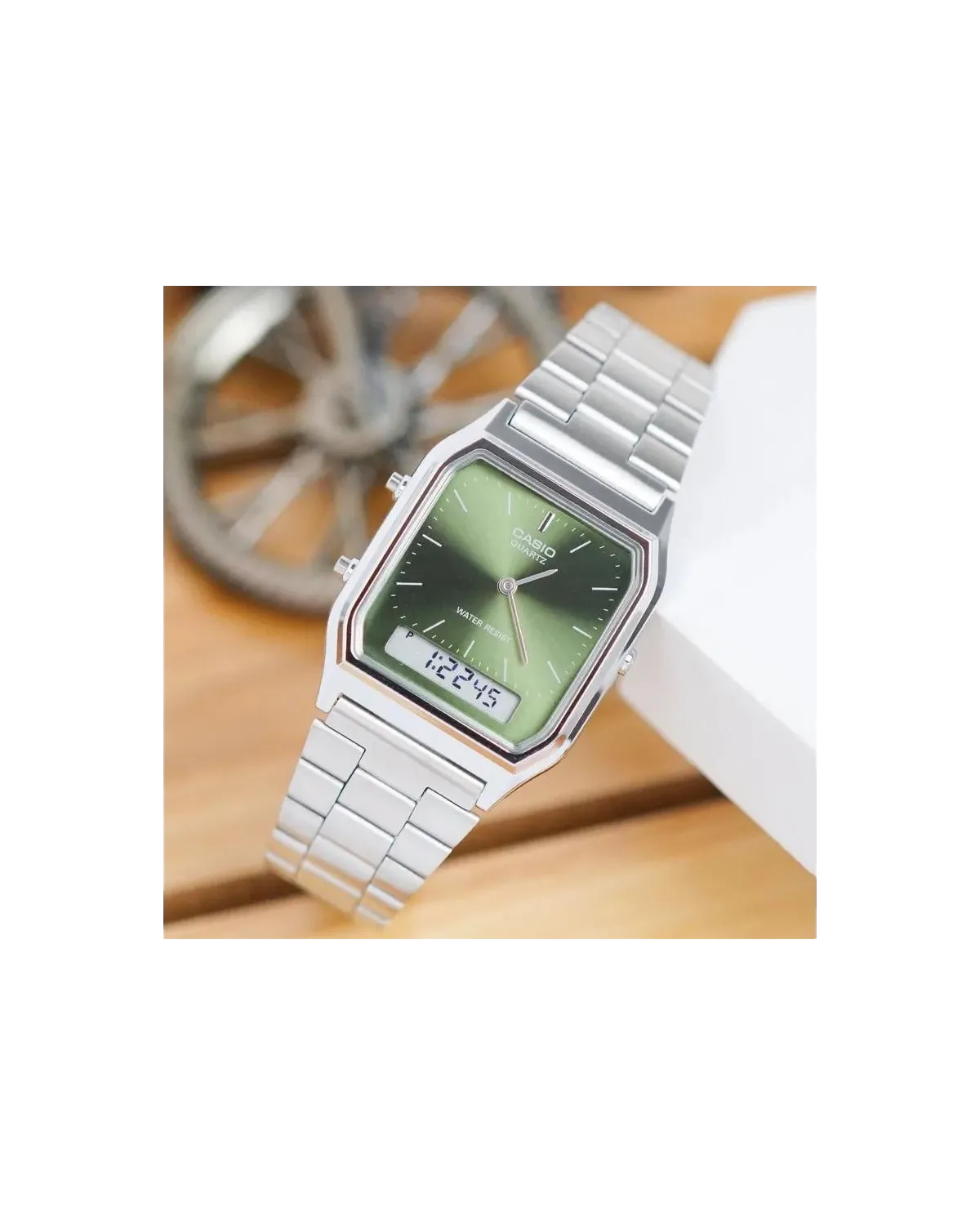ZEGAREK UNISEX CASIO Vintage  AQ-230A-3AMQYDF + BOX