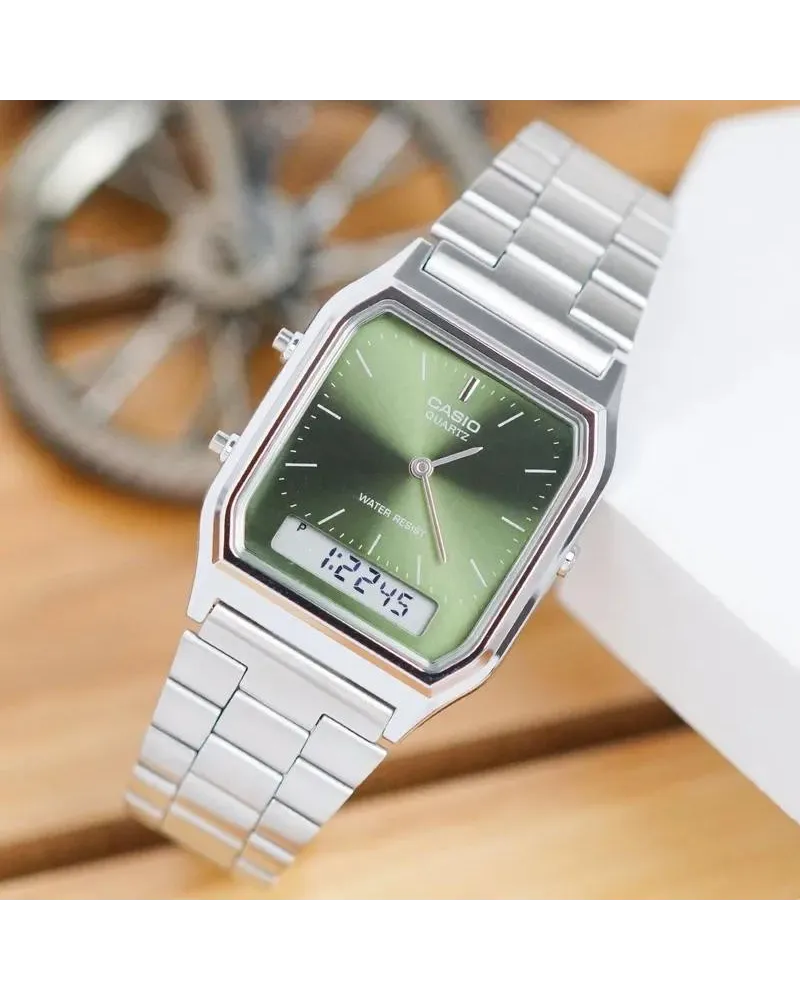 ZEGAREK UNISEX CASIO Vintage  AQ-230A-3AMQYDF + BOX