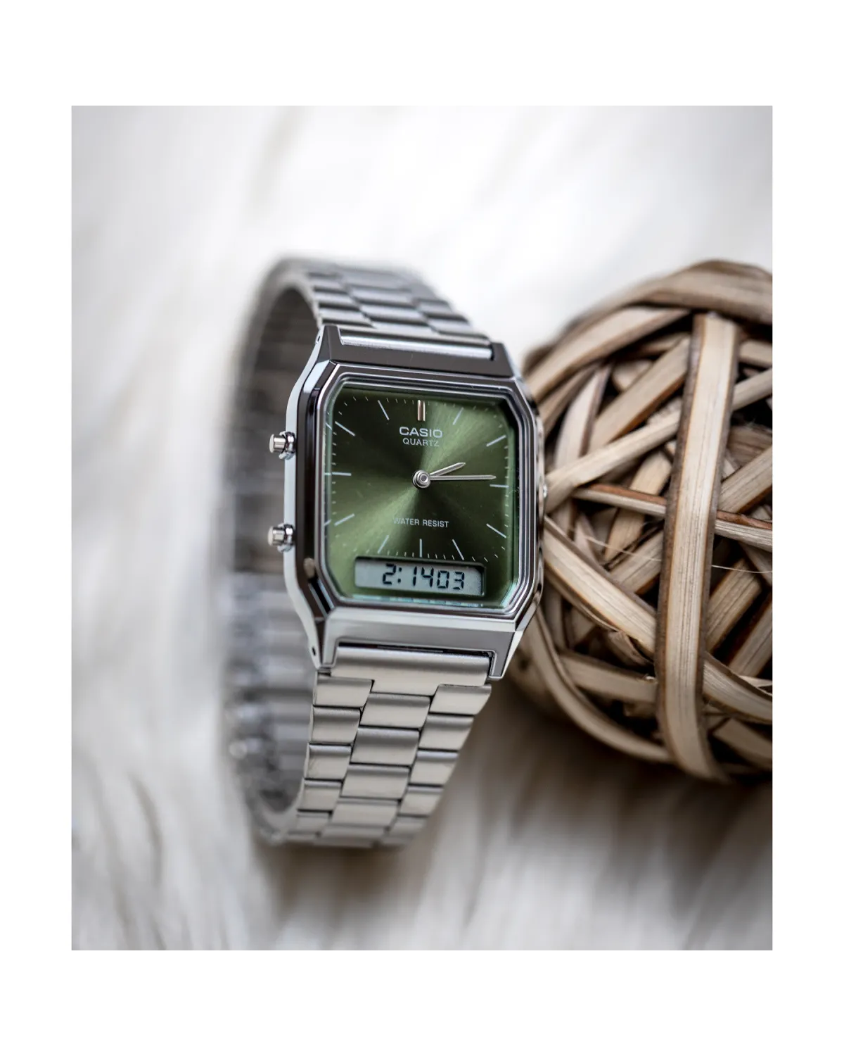 ZEGAREK UNISEX CASIO Vintage  AQ-230A-3AMQYDF + BOX