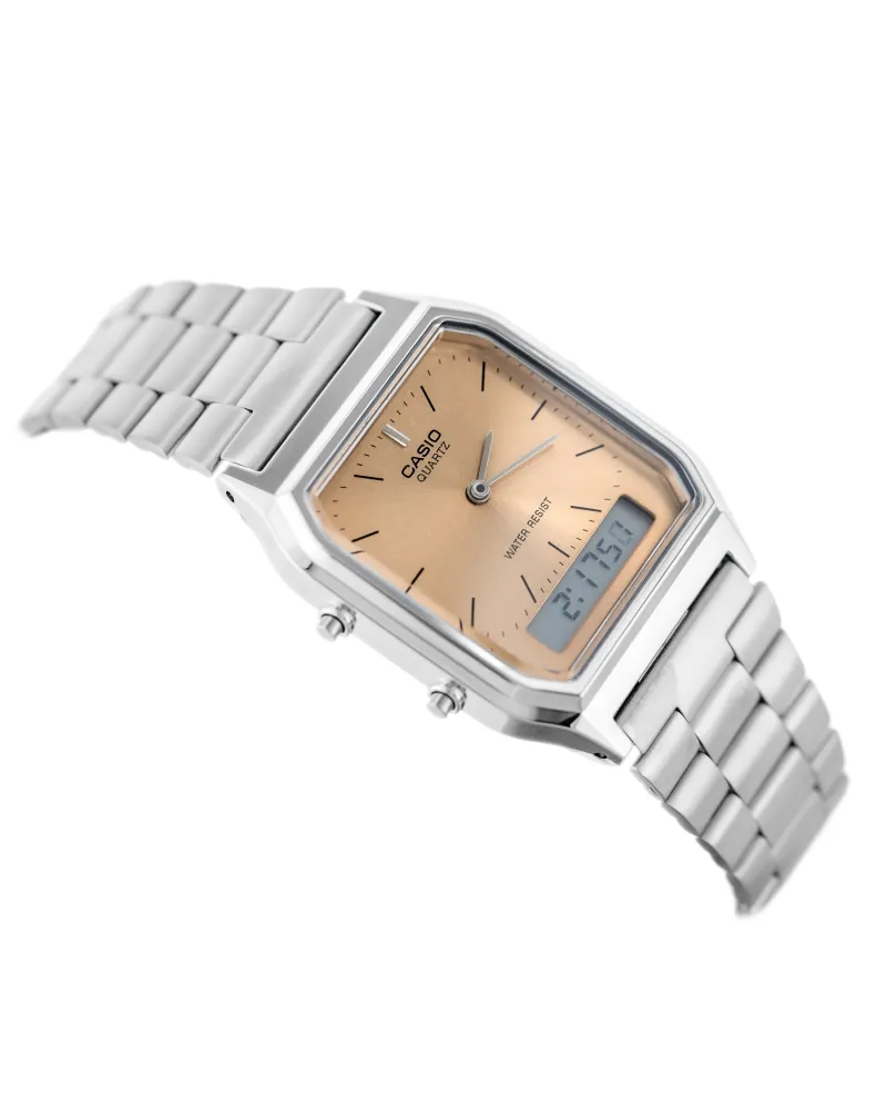 ZEGAREK UNISEX CASIO Vintage AQ-230A-4AMQYDF + BOX ZEGAREK UNISEX CASIO Vintage AQ-230A-4AMQYDF + BOX
