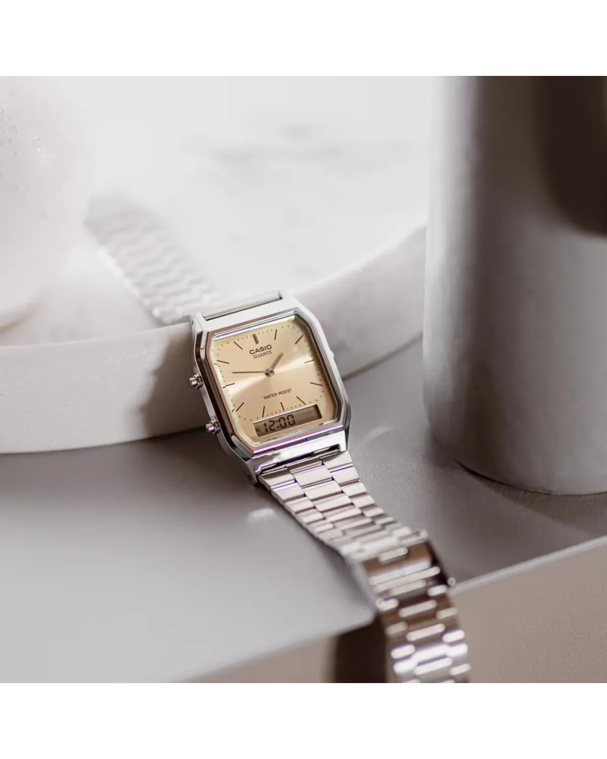 ZEGAREK UNISEX CASIO Vintage AQ-230A-4AMQYDF + BOX ZEGAREK UNISEX CASIO Vintage AQ-230A-4AMQYDF + BOX