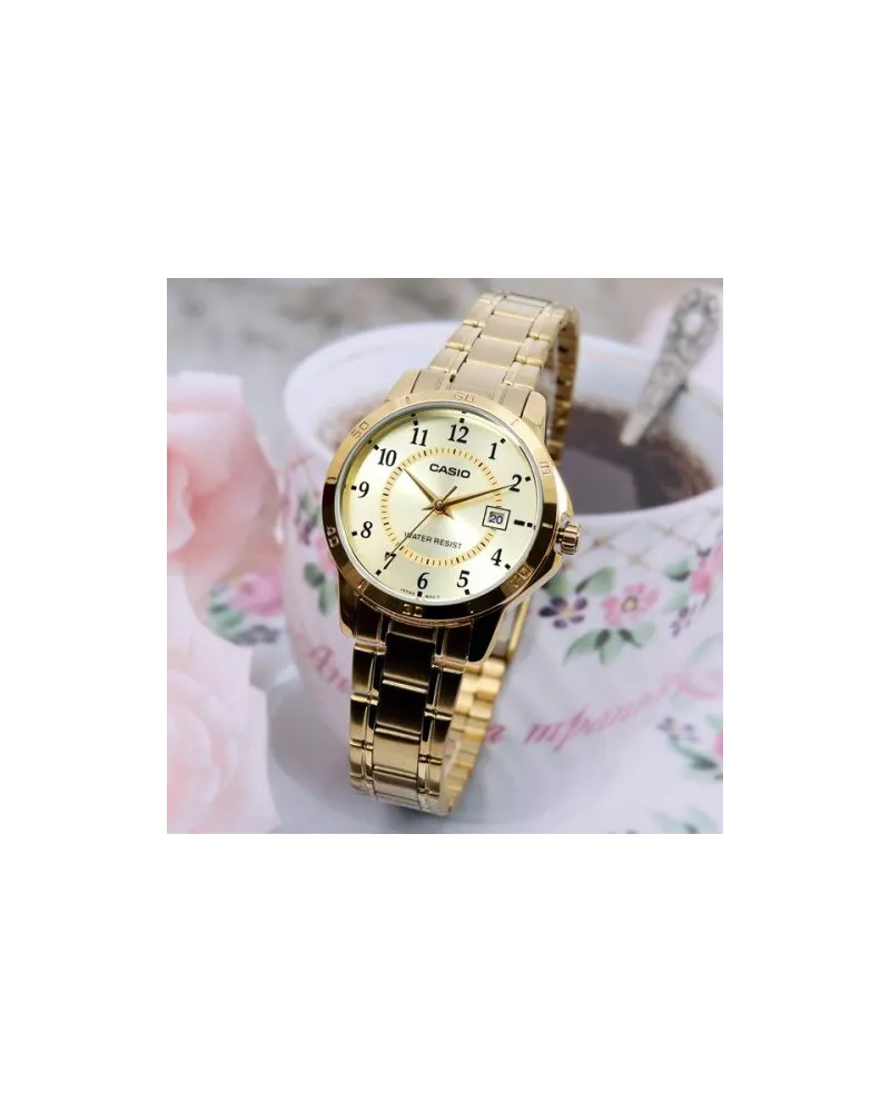 ZEGAREK DAMSKI CASIO LTP-V004G-9B (zd568c) + BOX