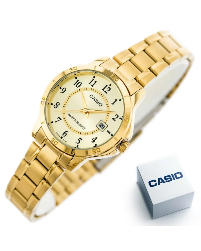 ZEGAREK DAMSKI CASIO LTP-V004G-9B (zd568c) + BOX