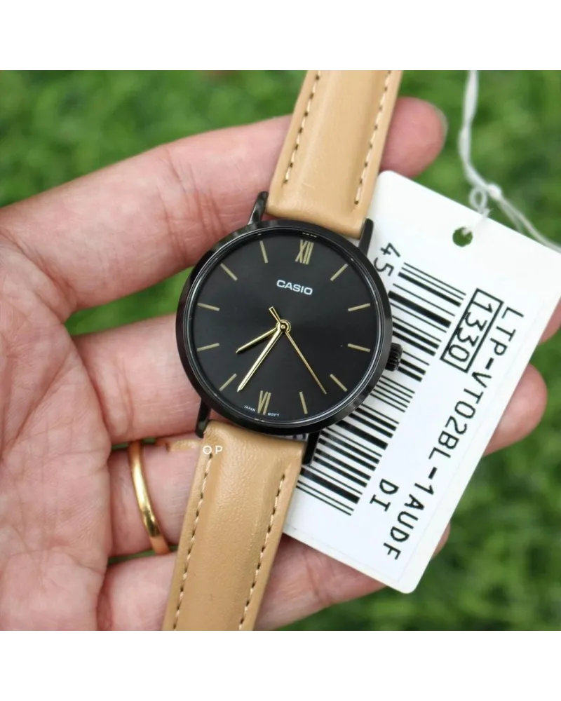 ZEGAREK DAMSKI CASIO LTP-VT02BL-1A KLASYKA + BOX
