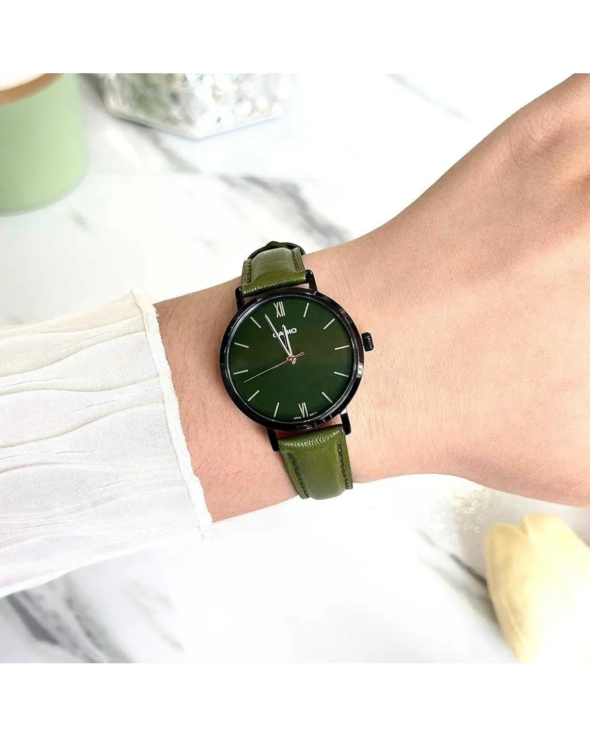ZEGAREK DAMSKI CASIO LTP-VT02BL-3A KLASYKA + BOX