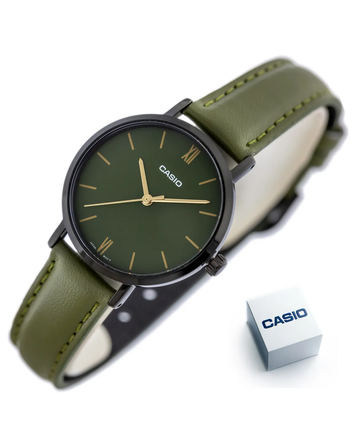 ZEGAREK DAMSKI CASIO LTP-VT02BL-3A KLASYKA + BOX
