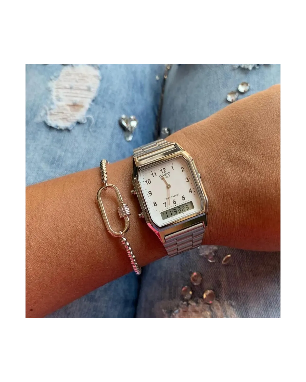Zegarek Unisex Casio Collection AQ-230A-7B + BOX Zegarek Unisex Casio Collection AQ-230A-7B + BOX
