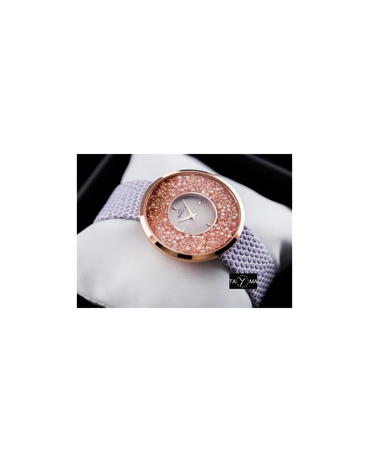 ZEGAREK DAMSKI BISSET BSAE04 - white/purple (zb541b) ZEGAREK DAMSKI BISSET BSAE04 - white/purple (zb541b)
