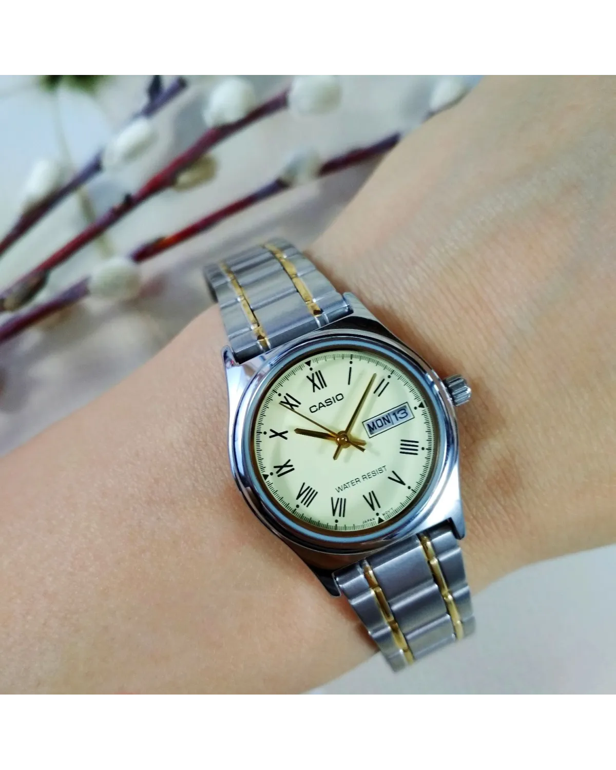 ZEGAREK DAMSKI CASIO LTP-V006SG-9B  + BOX