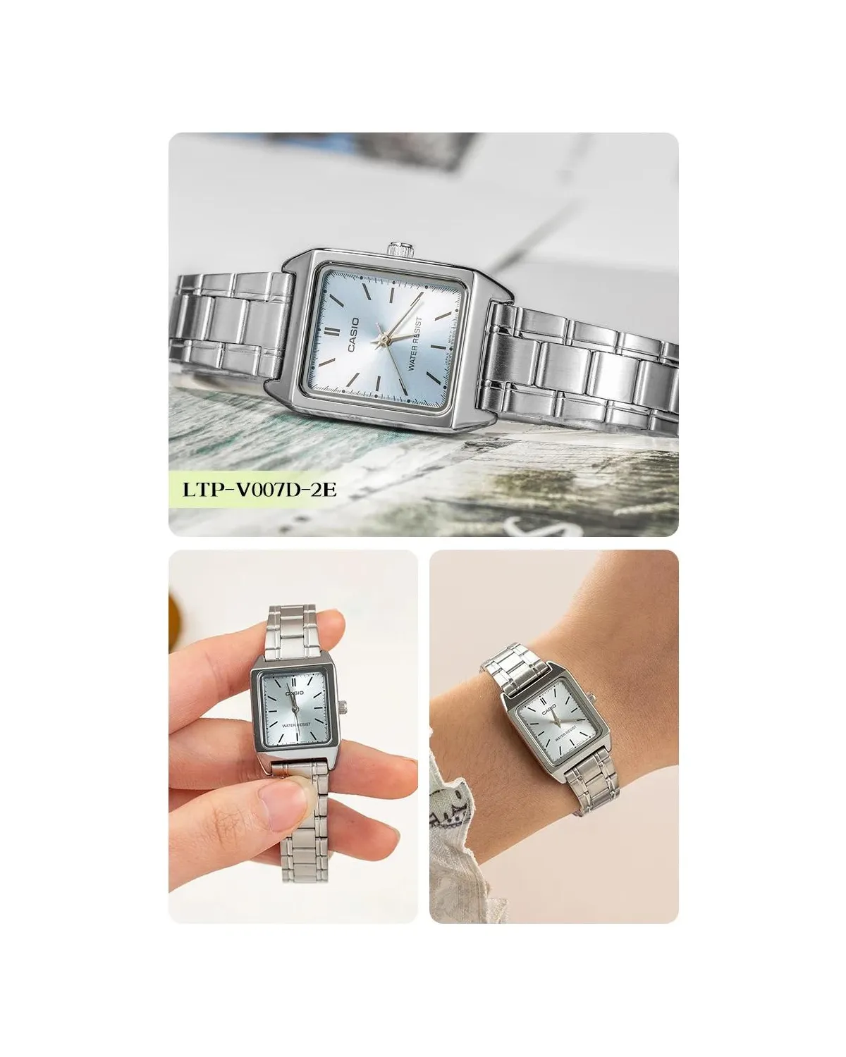 ZEGAREK DAMSKI CASIO LTP-V007D-2E + BOX