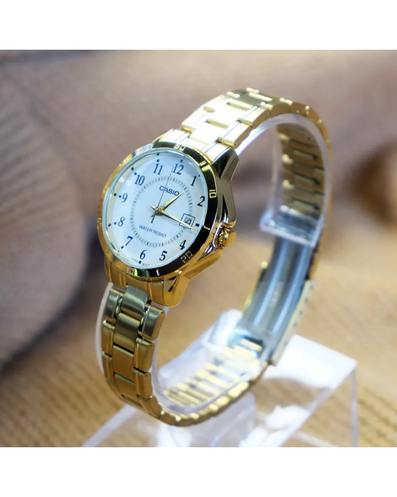 ZEGAREK DAMSKI CASIO LTP-V004G-7BUDF (zd568b) + BOX