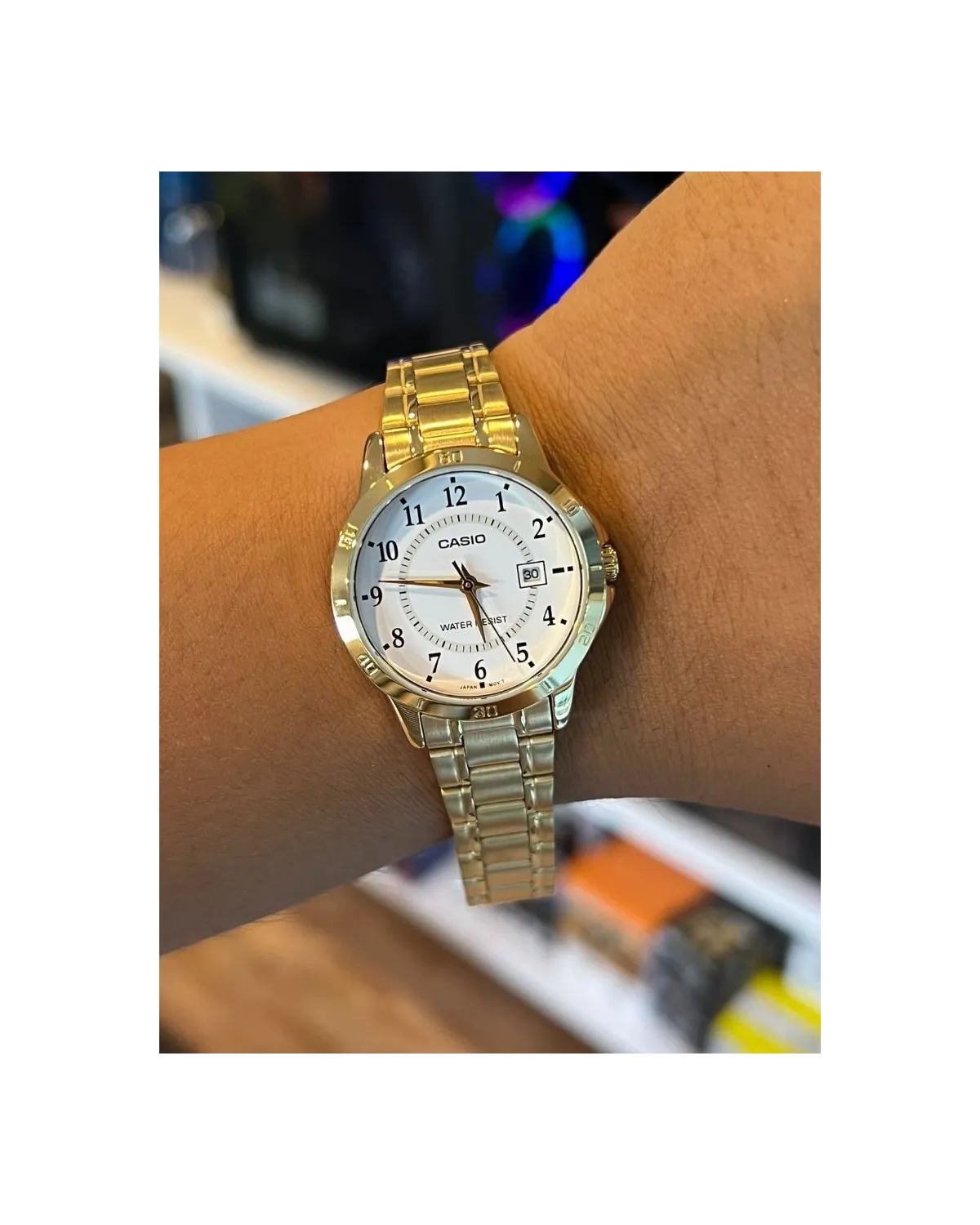 ZEGAREK DAMSKI CASIO LTP-V004G-7BUDF (zd568b) + BOX