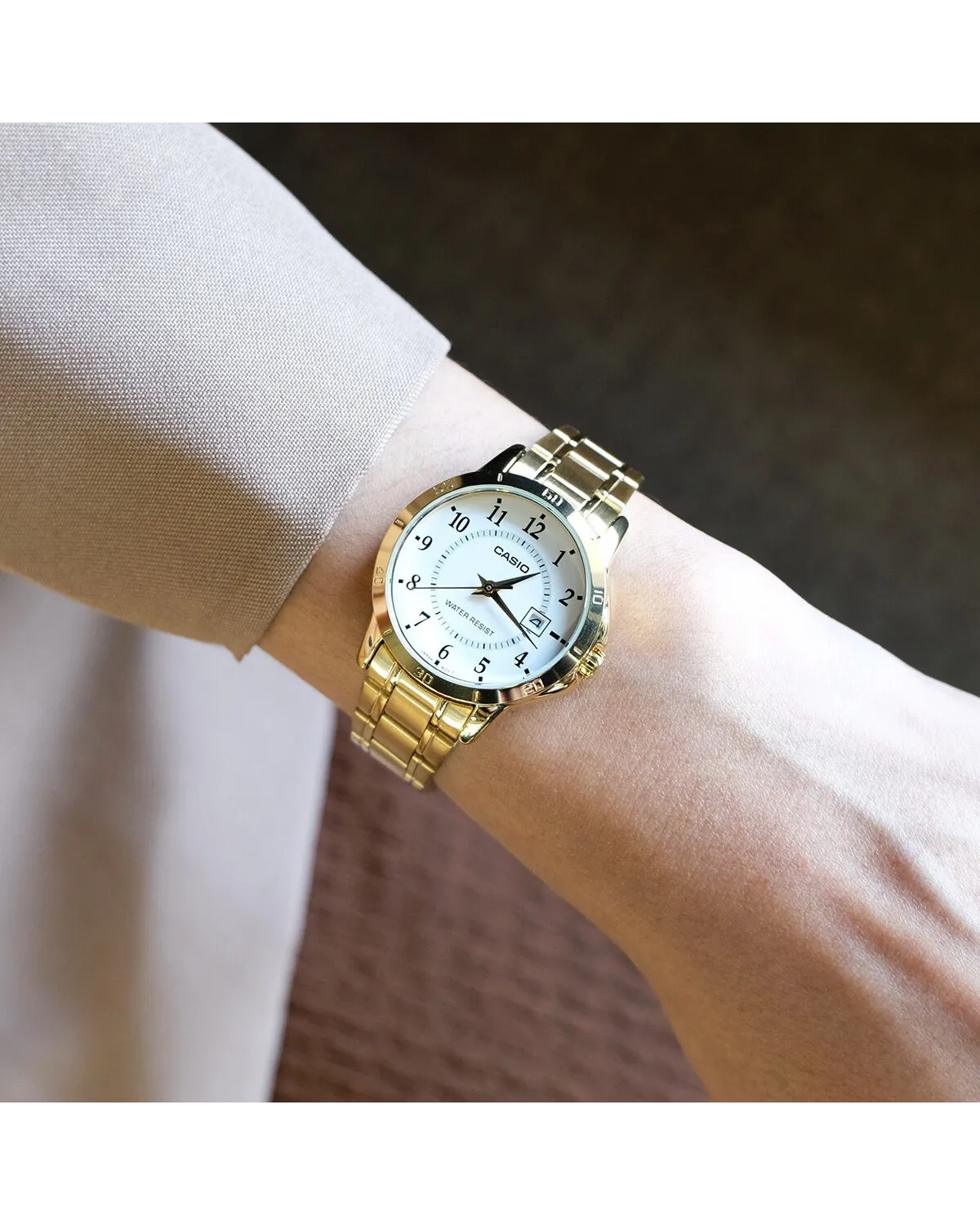 ZEGAREK DAMSKI CASIO LTP-V004G-7BUDF (zd568b) + BOX
