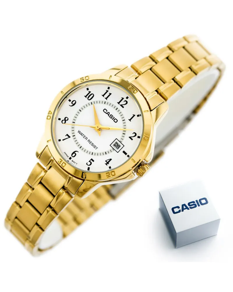 ZEGAREK DAMSKI CASIO LTP-V004G-7BUDF (zd568b) + BOX