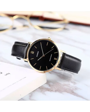 ZEGAREK DAMSKI CASIO LTP-VT01GL-1B + BOX (zd634a)