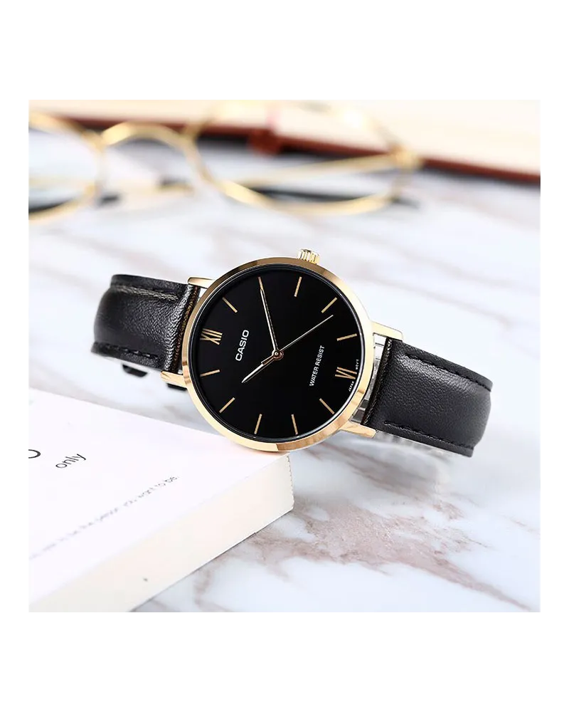 ZEGAREK DAMSKI CASIO LTP-VT01GL-1B + BOX (zd634a)