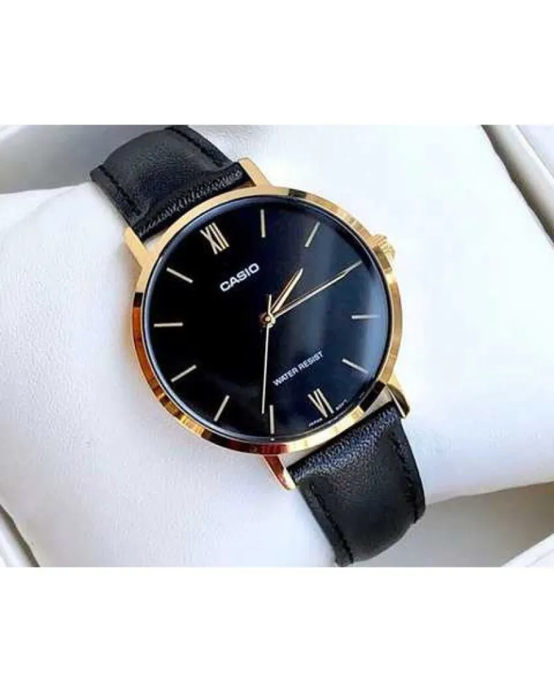 ZEGAREK DAMSKI CASIO LTP-VT01GL-1B + BOX (zd634a)