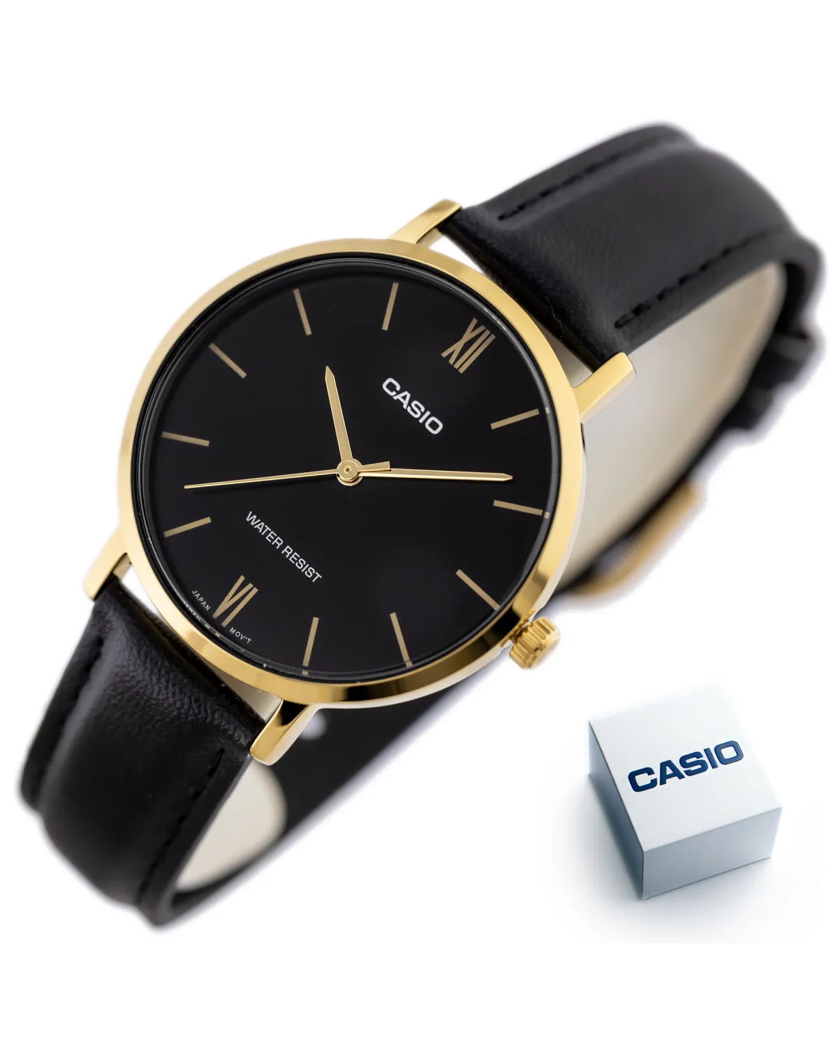 ZEGAREK DAMSKI CASIO LTP-VT01GL-1B + BOX (zd634a)