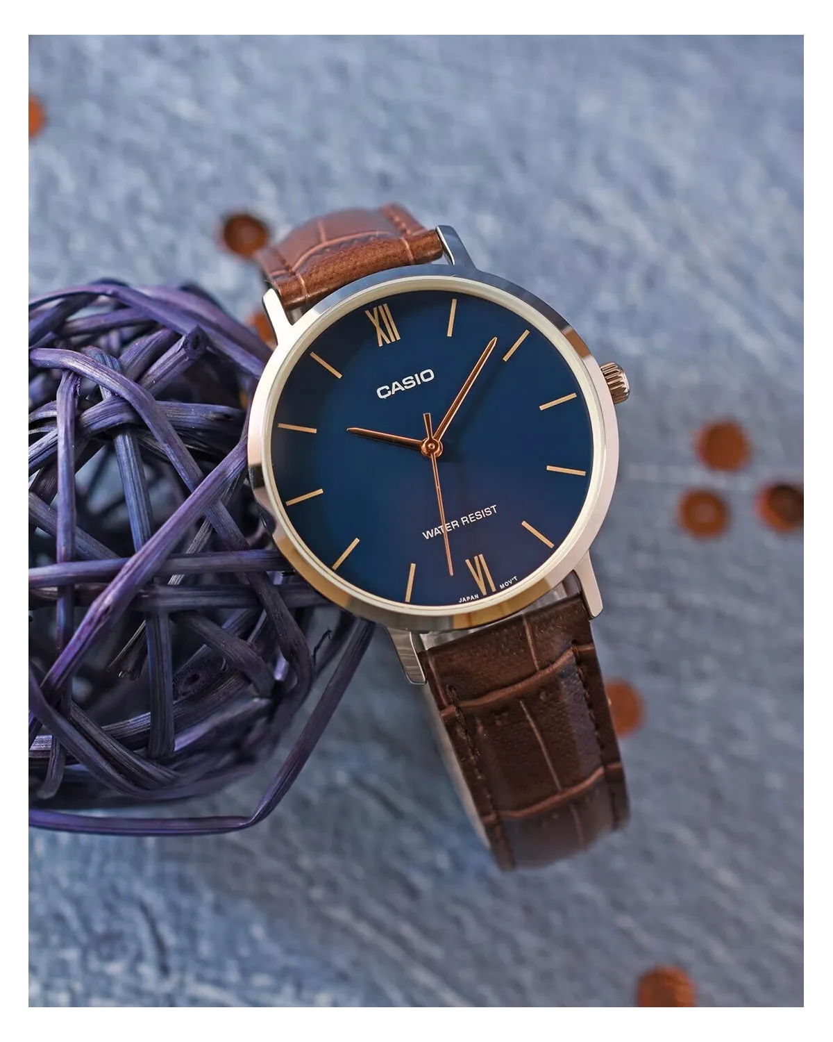 ZEGAREK DAMSKI CASIO LTP-VT01L-2B + BOX