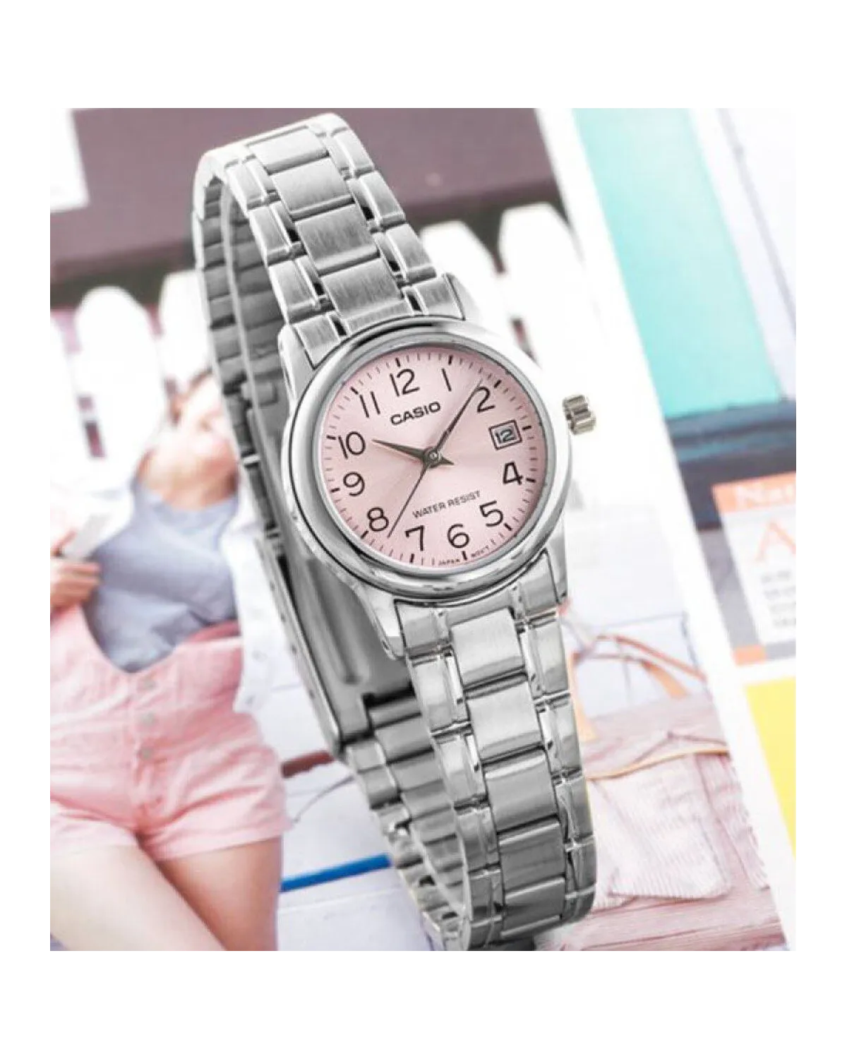 ZEGAREK DAMSKI CASIO LTP-V002D-4BUDF (zd587c) + BOX