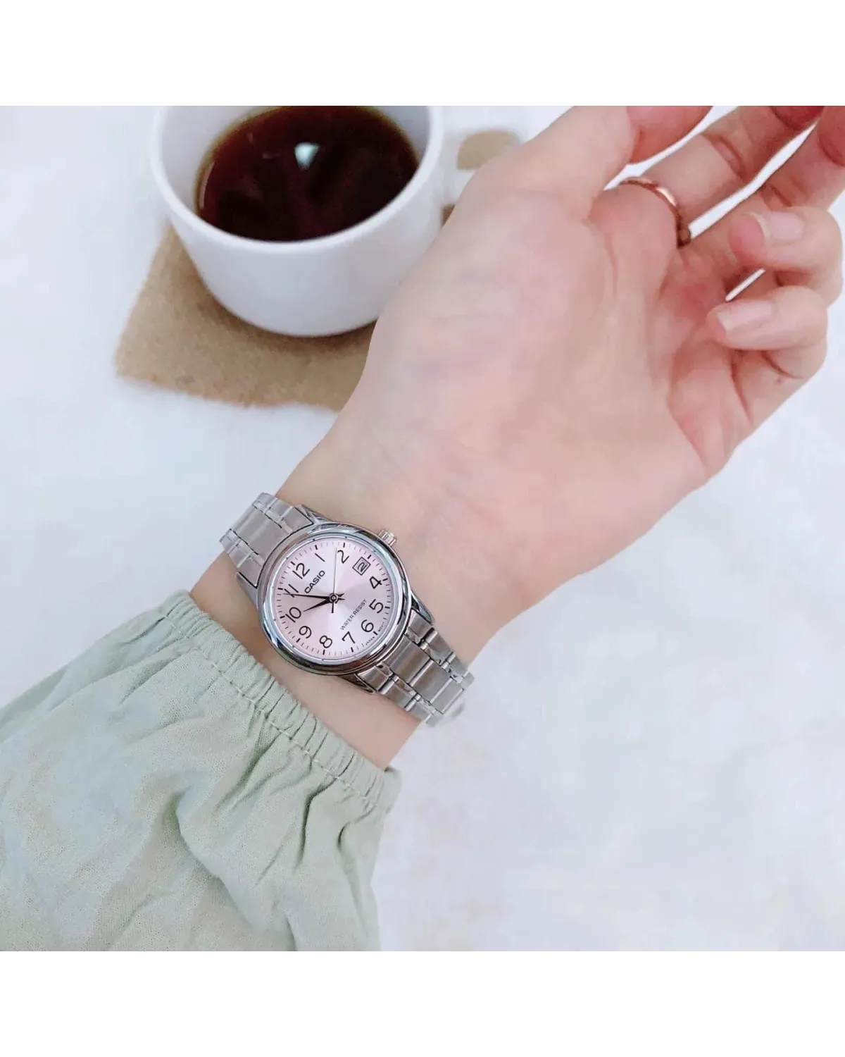 ZEGAREK DAMSKI CASIO LTP-V002D-4BUDF (zd587c) + BOX