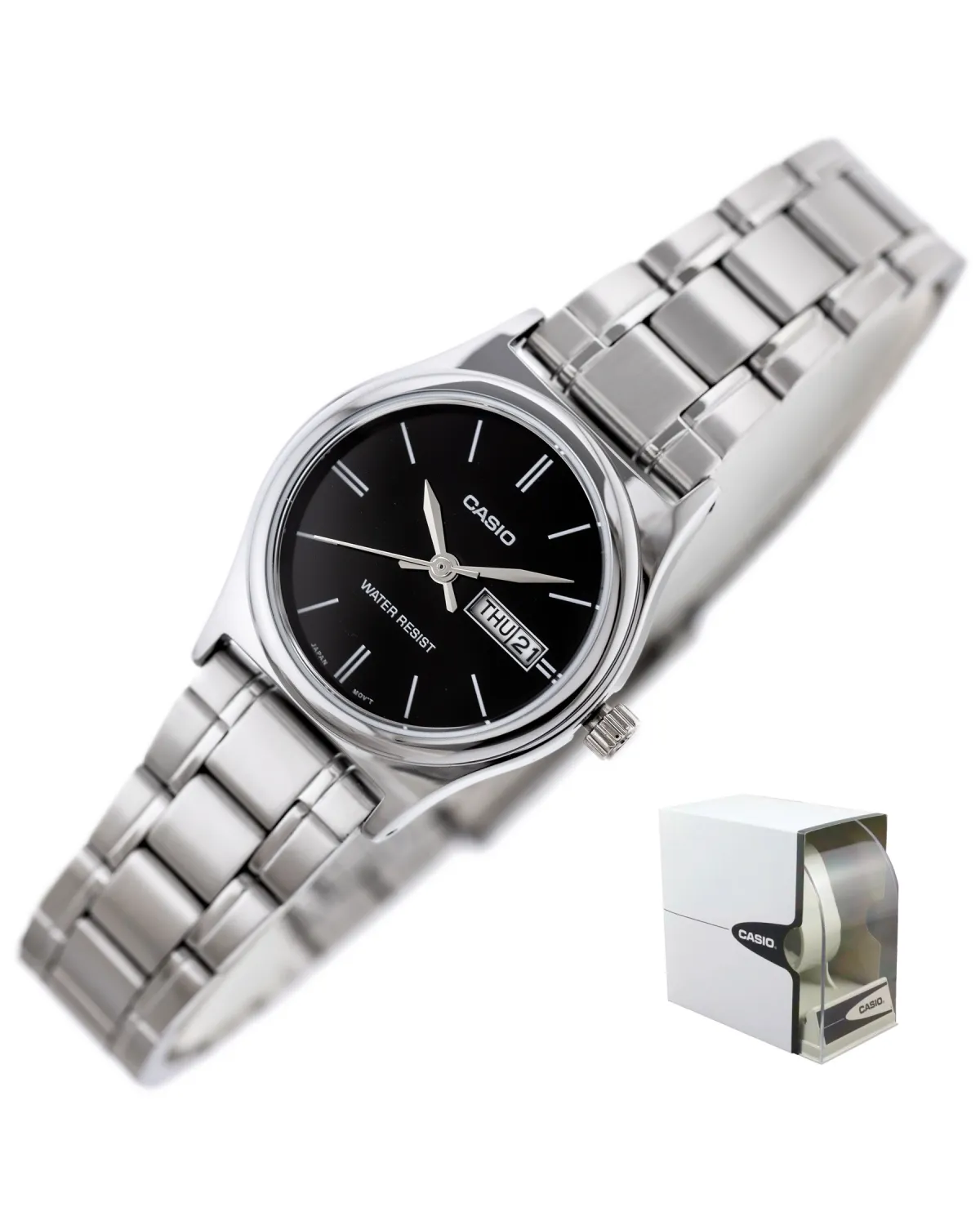 ZEGAREK DAMSKI CASIO LTP-V006D-1B2 (zd587i) + BOX ZEGAREK DAMSKI CASIO LTP-V006D-1B2 (zd587i) + BOX