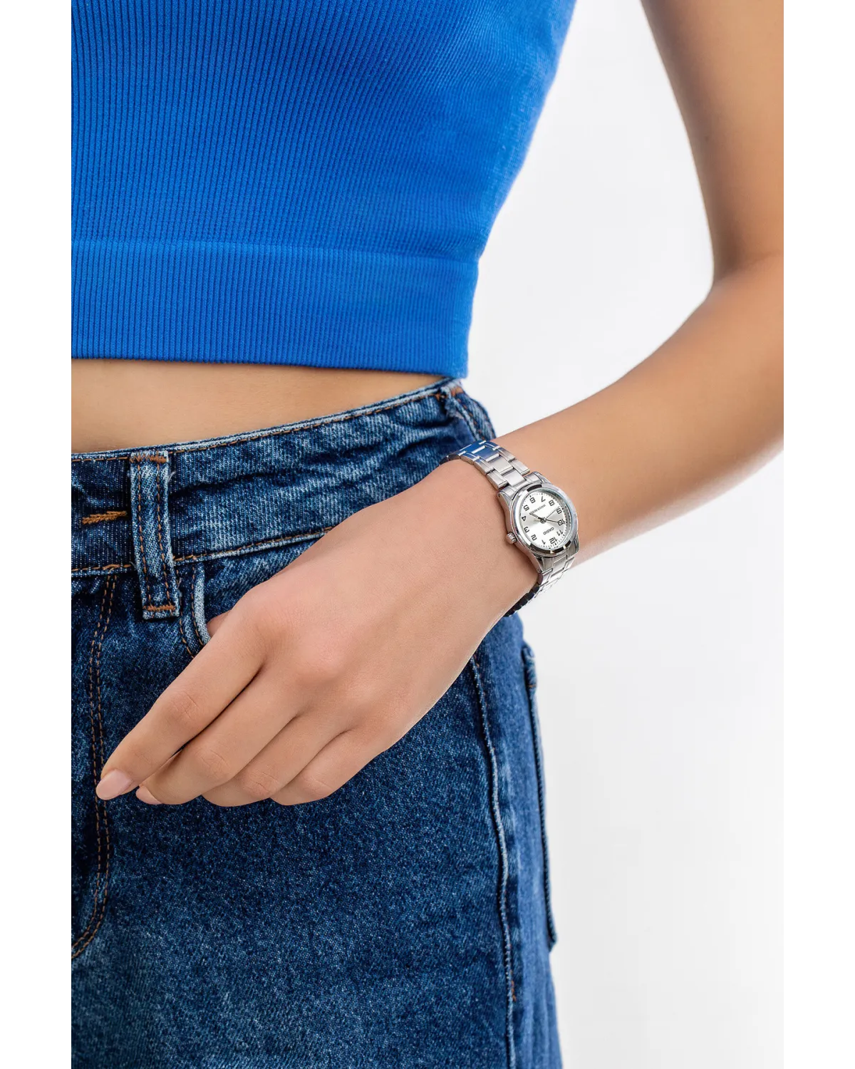 ZEGAREK DAMSKI CASIO LTP-V001D-7BUDF (zd589a) + BOX