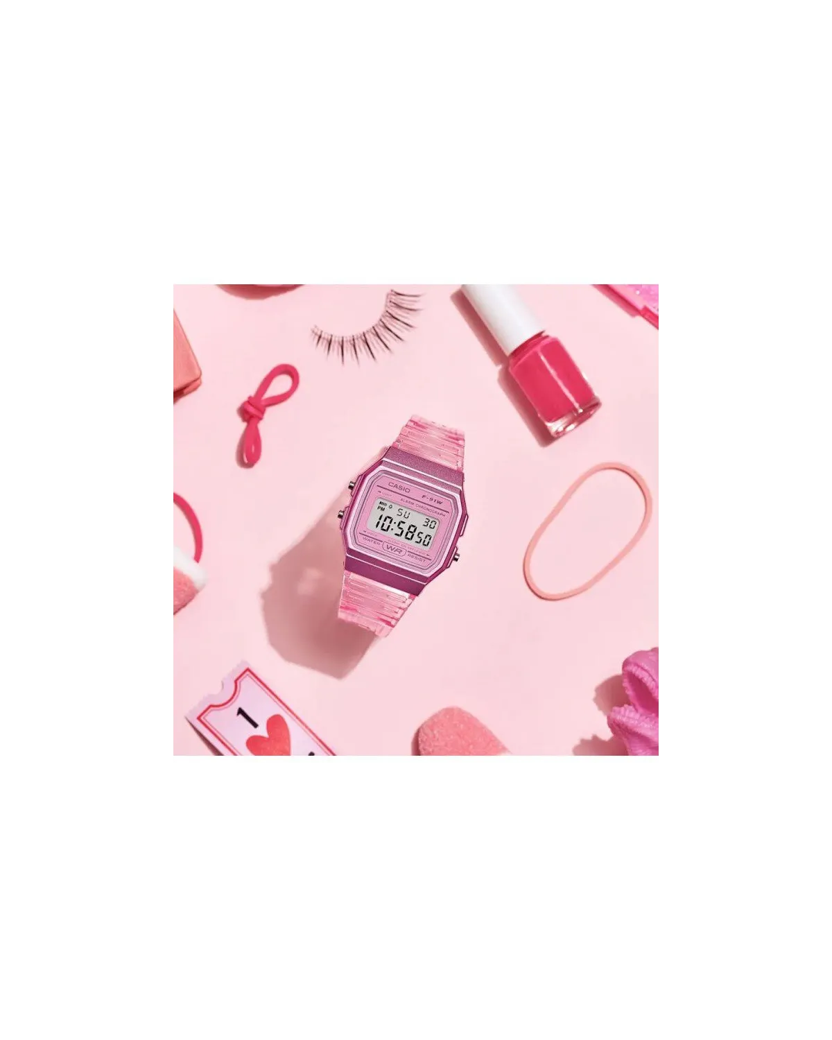 Zegarek Damski Casio Retro Vintage F-91WS-4 (zd648a) + BOX Zegarek Damski Casio Retro Vintage F-91WS-4 (zd648a) + BOX