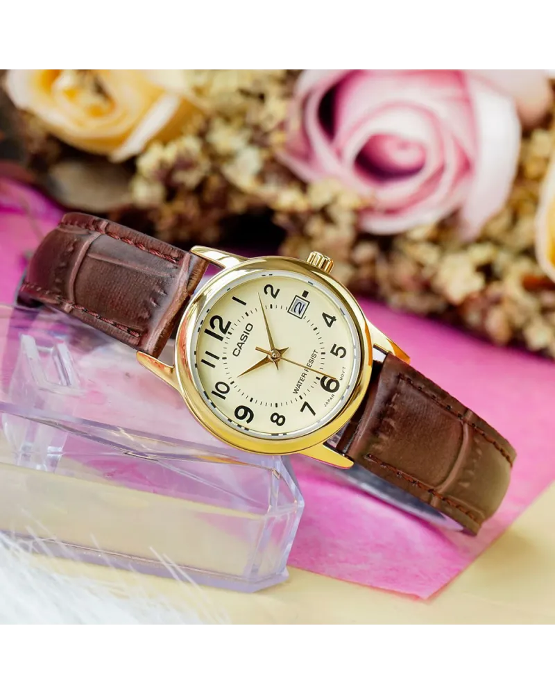 ZEGAREK DAMSKI CASIO LTP-V002GL 9BUDF (zd584e) + BOX