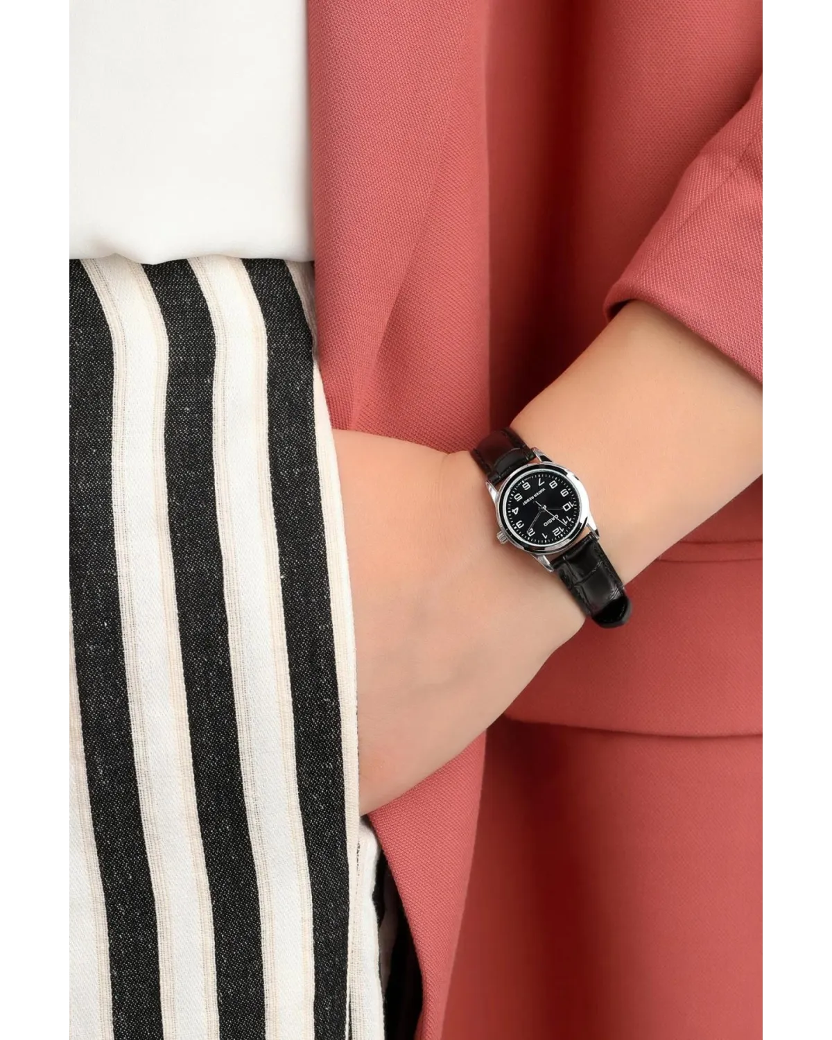 ZEGAREK DAMSKI CASIO LTP-V001L-1B (zd588a) + BOX