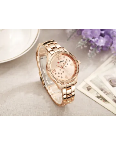 ZEGAREK DAMSKI CURREN 9009 (zc508c) + BOX
