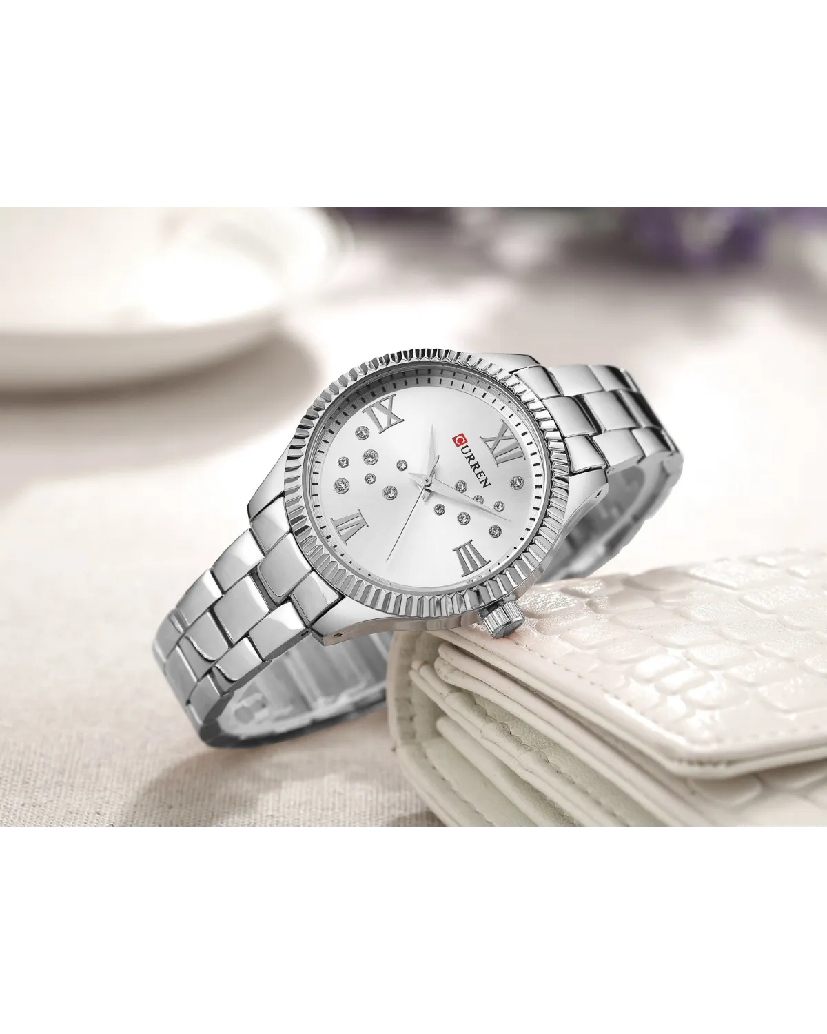ZEGAREK DAMSKI CURREN 9009 (zc508a) + BOX