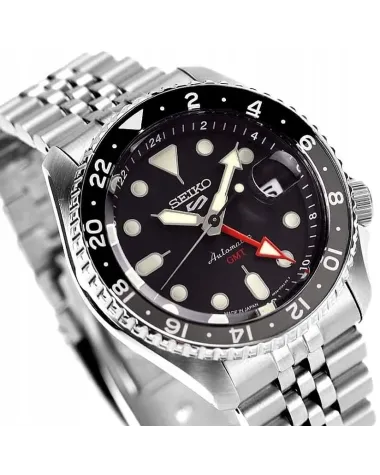 ZEGAREK MĘSKI SEIKO 5 SPORTS SSK001K1 GMT AUTOMAT WR100 + BOX ZEGAREK MĘSKI SEIKO 5 SPORTS SSK001K1 GMT AUTOMAT WR100 + BOX