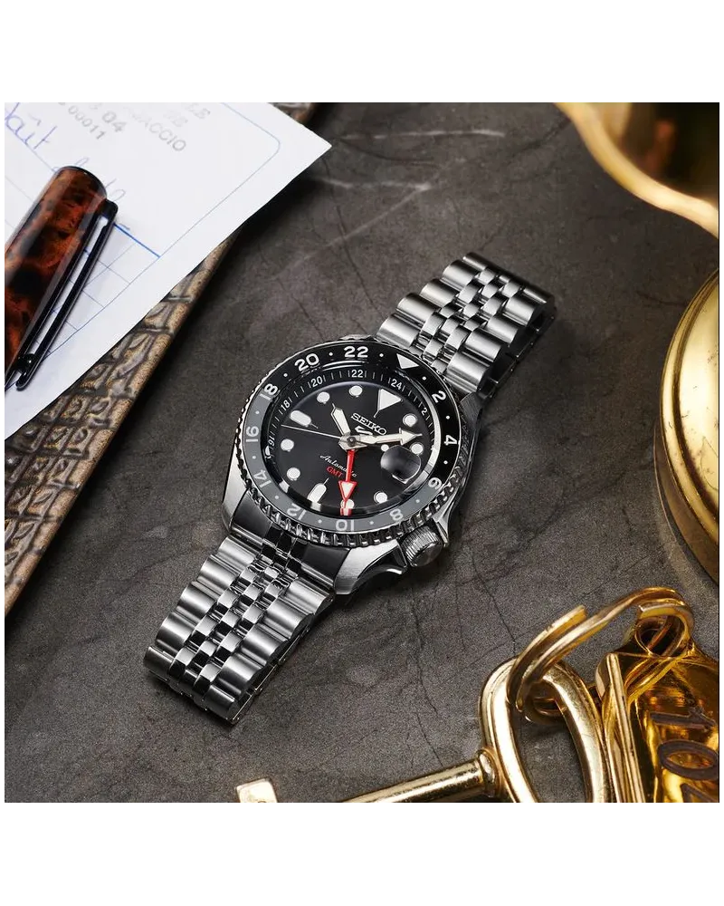 ZEGAREK MĘSKI SEIKO 5 SPORTS SSK001K1 GMT AUTOMAT WR100 + BOX ZEGAREK MĘSKI SEIKO 5 SPORTS SSK001K1 GMT AUTOMAT WR100 + BOX