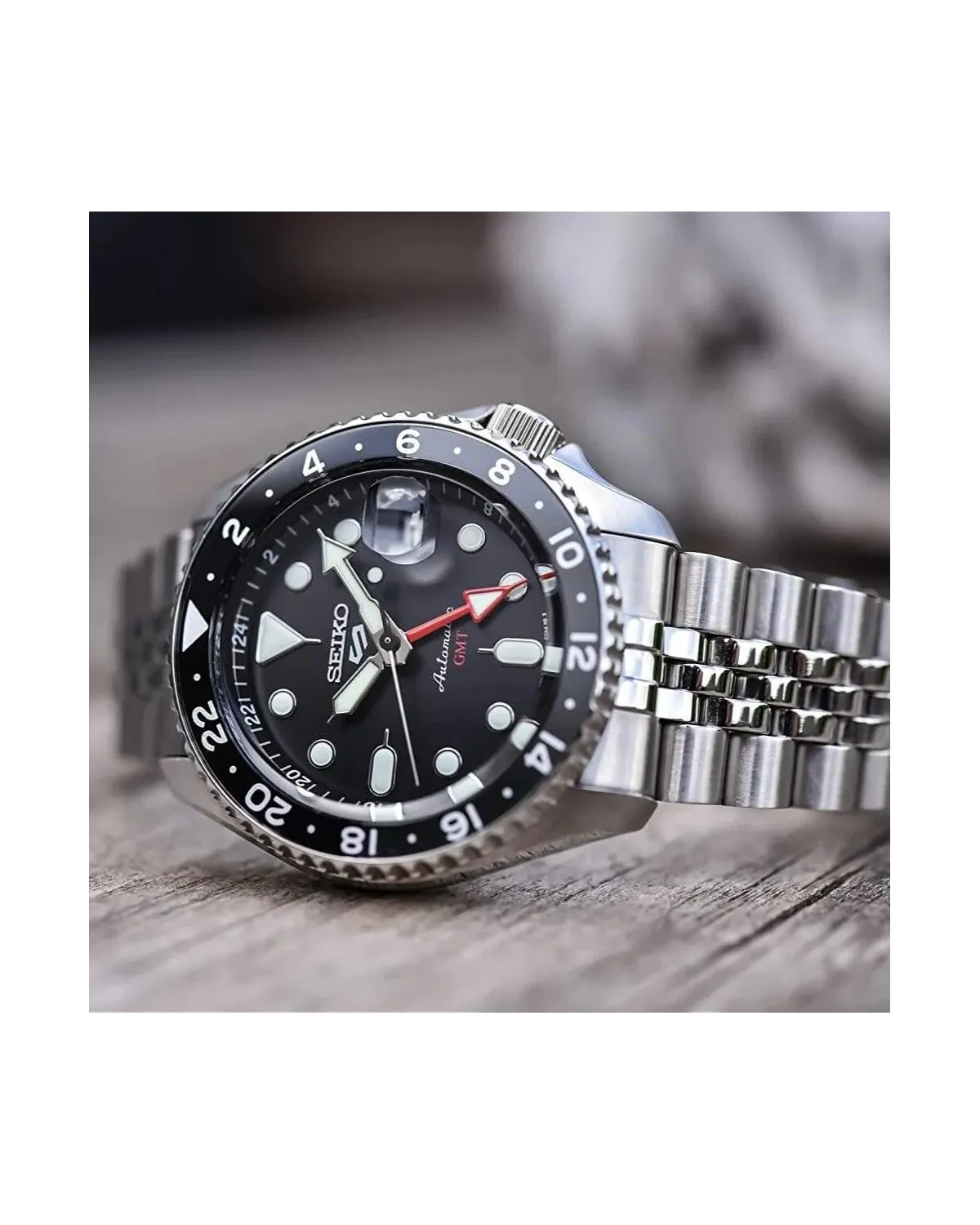ZEGAREK MĘSKI SEIKO 5 SPORTS SSK001K1 GMT AUTOMAT WR100 + BOX ZEGAREK MĘSKI SEIKO 5 SPORTS SSK001K1 GMT AUTOMAT WR100 + BOX