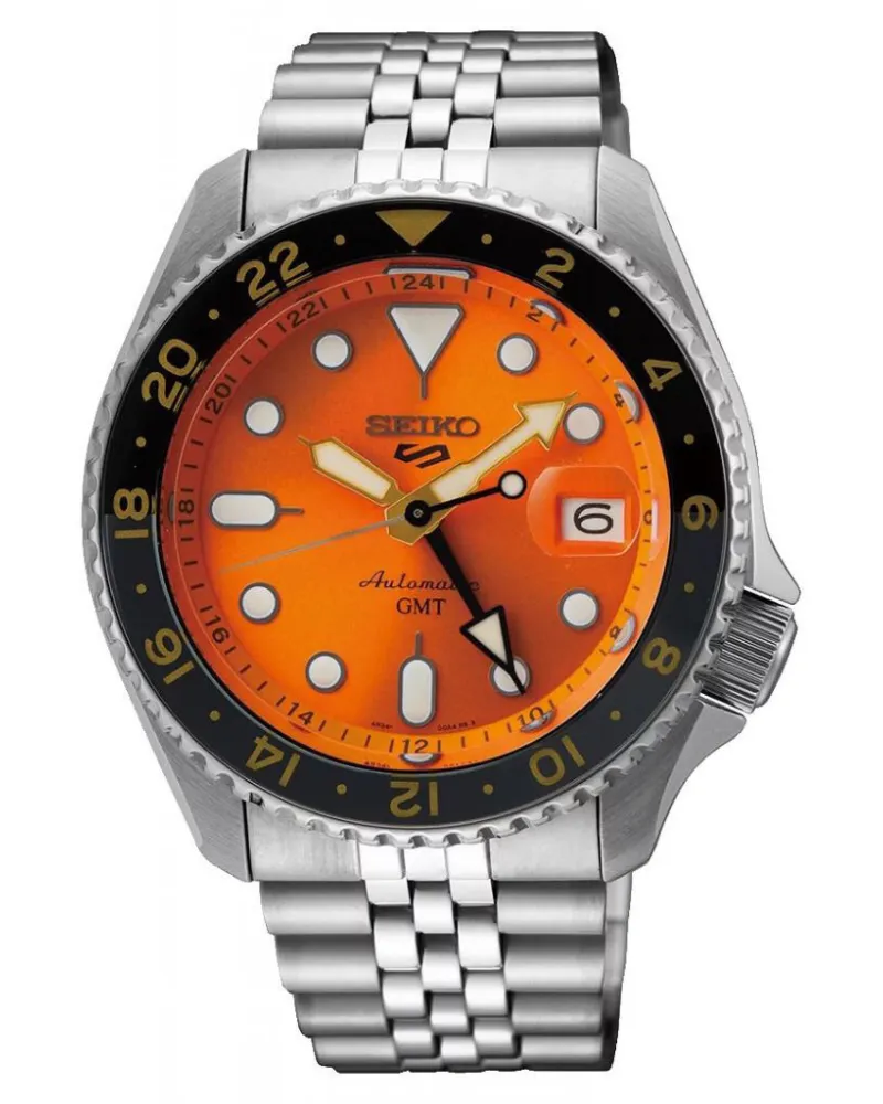 ZEGAREK MĘSKI SEIKO 5 SPORTS SSK005K1 GMT AUTOMAT WR100 + BOX ZEGAREK MĘSKI SEIKO 5 SPORTS SSK005K1 GMT AUTOMAT WR100 + BOX