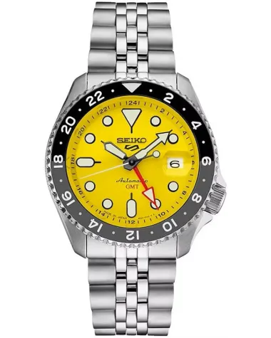 ZEGAREK MĘSKI SEIKO 5 SPORTS SSK017K1 GMT AUTOMAT WR100 + BOX