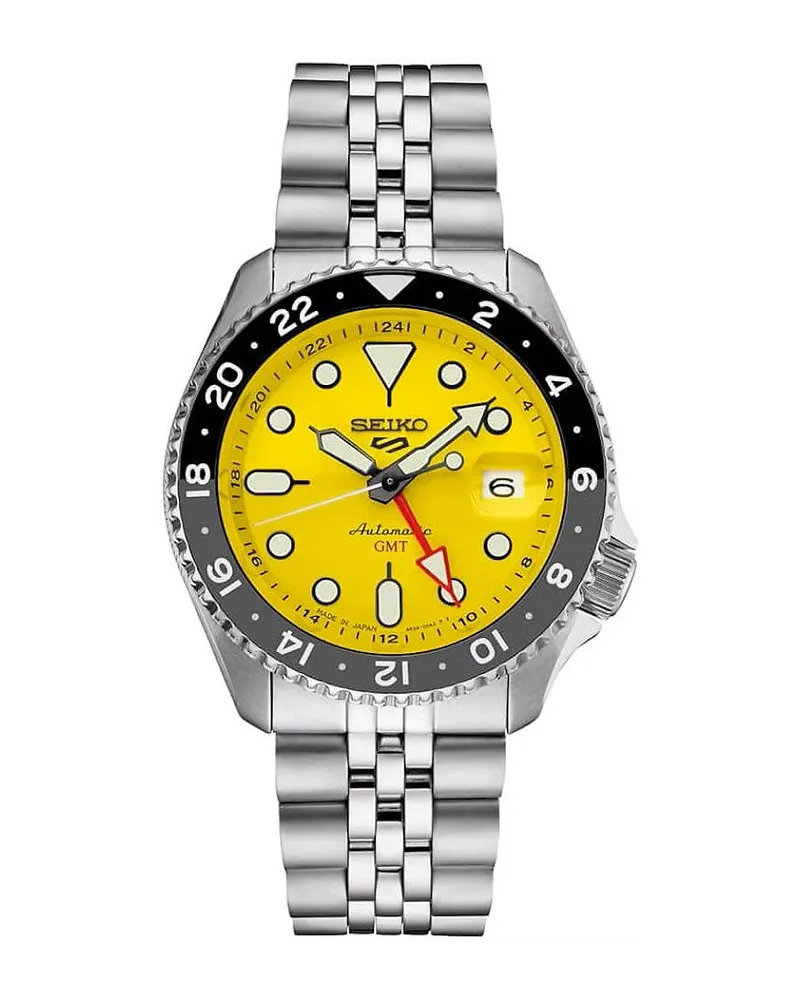 ZEGAREK MĘSKI SEIKO 5 SPORTS SSK017K1 GMT AUTOMAT WR100 + BOX ZEGAREK MĘSKI SEIKO 5 SPORTS SSK017K1 GMT AUTOMAT WR100 + BOX
