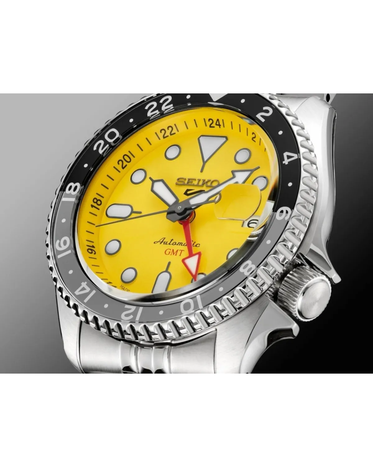 ZEGAREK MĘSKI SEIKO 5 SPORTS SSK017K1 GMT AUTOMAT WR100 + BOX ZEGAREK MĘSKI SEIKO 5 SPORTS SSK017K1 GMT AUTOMAT WR100 + BOX